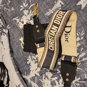 Authentic Christian Dior guitar strap